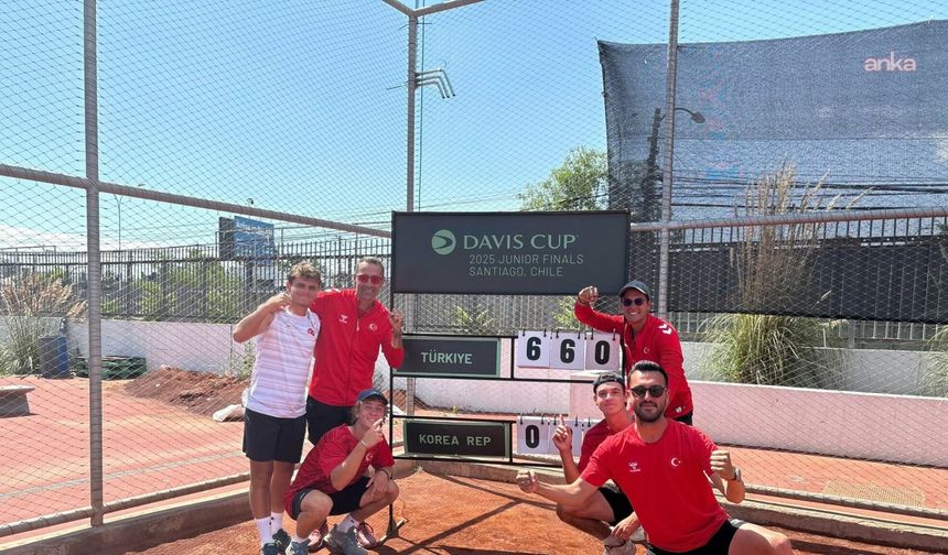 16 Yaş Erkek Milli Takımı, tarihinde ilk kez Junior Davis Cup'ta yarı finalde