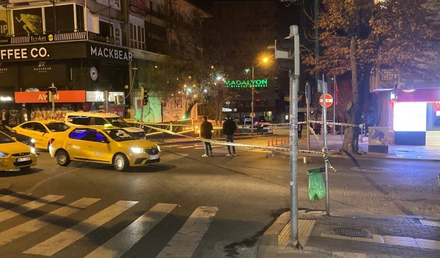 Ankara'da Dehşet Anları! Sokakta Rastgele Ateş Açarak Bir Kişiyi Vurdu