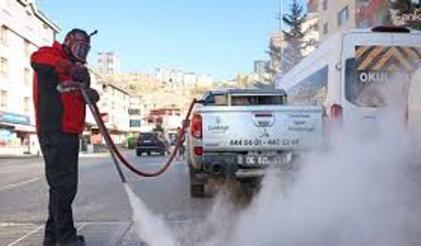 Çankaya'da Haşere İle Mücadele Çalışmaları Sürüyor