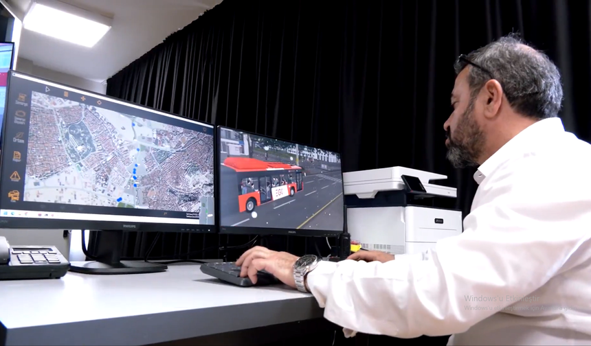 EGO Genel Müdürlüğü'nden Yapay Zeka Destekli Sürüş Simülasyonu