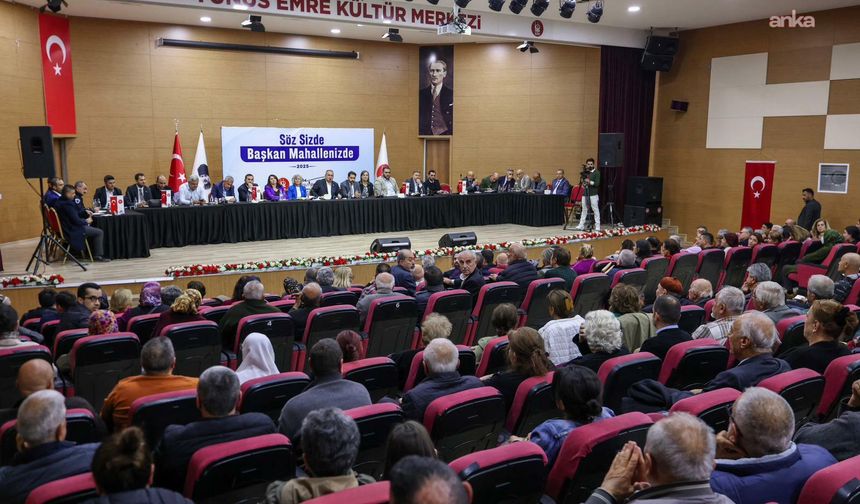 Keçiören’de Halk Buluşmalarının Bu Haftaki Durağı Basınevleri, Çiçekli ve Emrah Mahalleleri Oldu