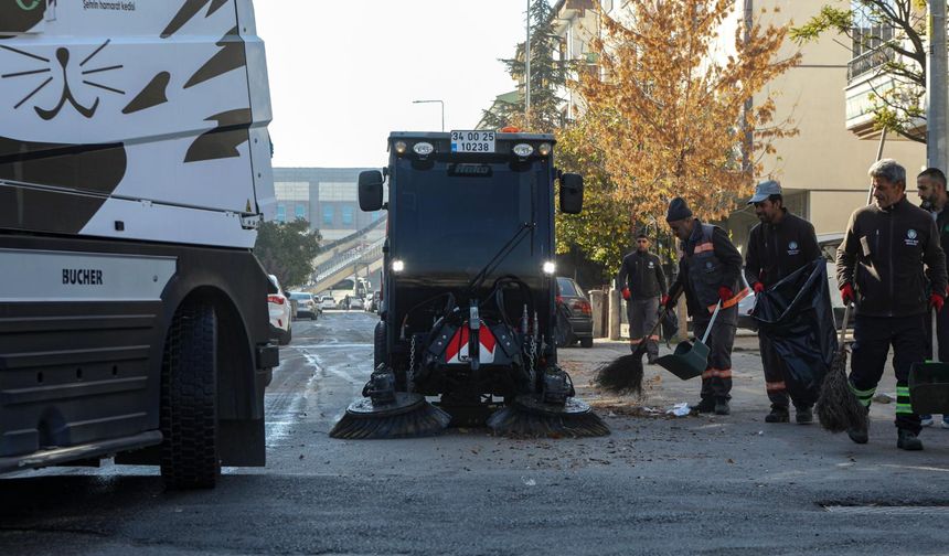 Etimesgut Genelinde Temizlik Çalışmaları Yapılıyor