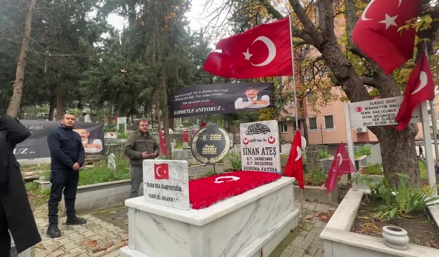 Sinan Ateş, Ölümünün 3. Yılında Mezarı Başında Anıldı