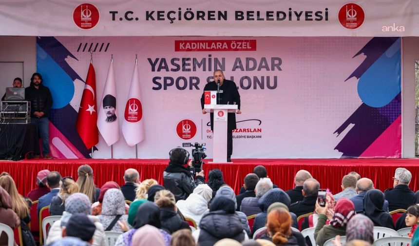 Yasemin Adar Spor Salonu, Keçiören'de Açıldı