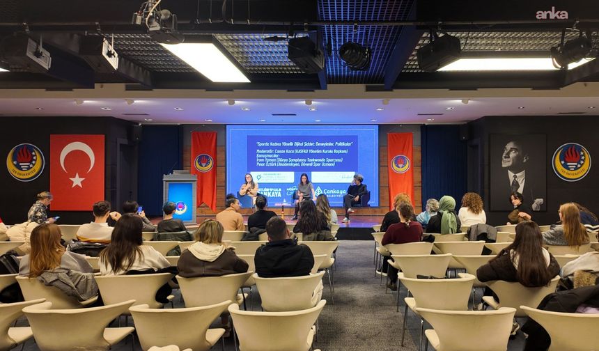 Çankaya’da “Sporda Kadına Yönelik Dijital Şiddet” Paneli