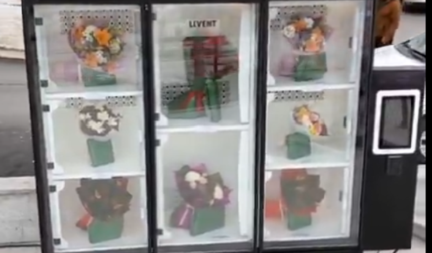 Haymana'da Hizmete Giren '7/24 Açık Çiçek Otomatları' Tüm Ankara'ya Yayılacak