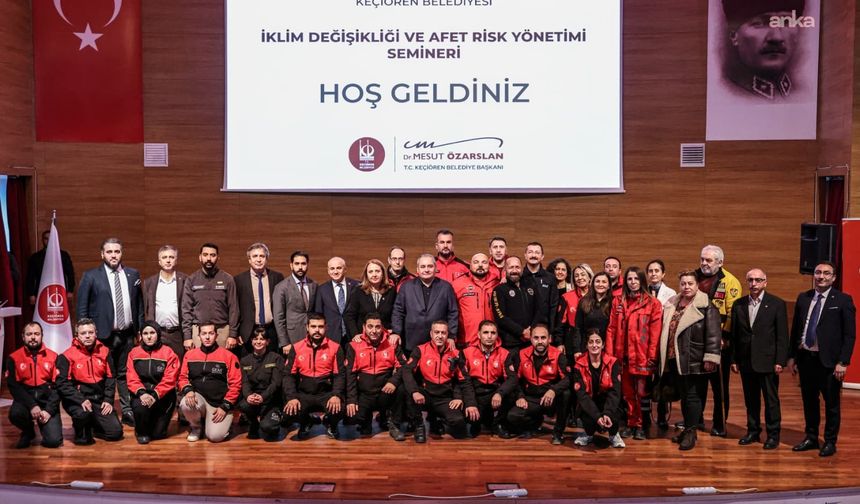 Keçiören'de “İklim Değişikliği ve Afet Risk Yönetimi” Semineri Düzenlendi