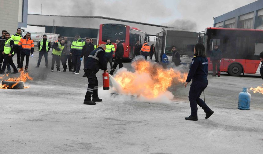 Ankara Büyükşehir Belediyesi EGO Personeline “Acil Durum Tatbikatı”
