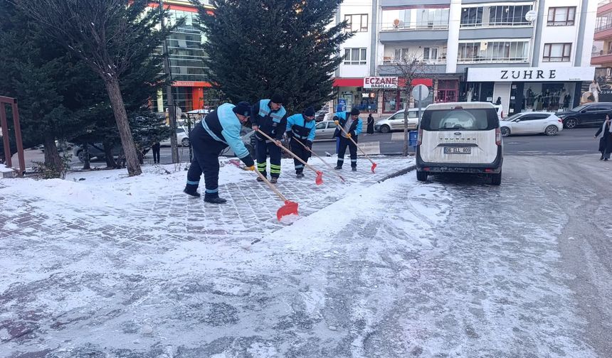 Pursaklar'da Buzlanmaya Karşı Önlem