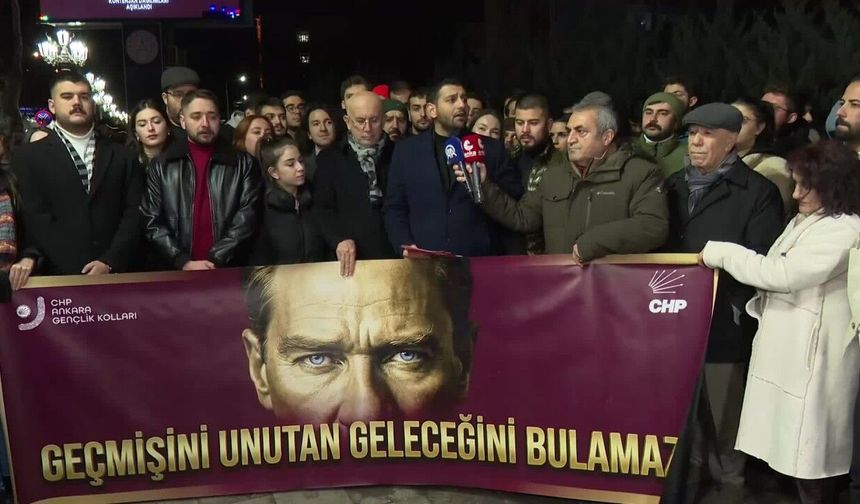 CHP’den MEB önünde "Öğrenci Gelişim Raporu" Eylemi