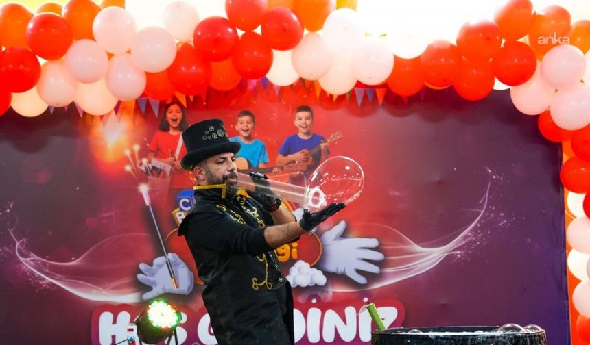 Gölbaşı'nda Çocuklar Yarıyıl Tatilinde Eğleniyor