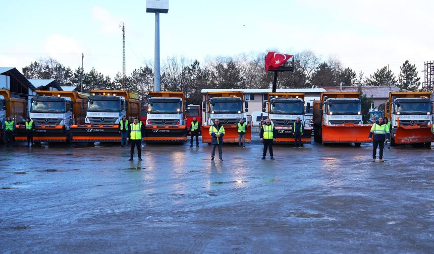 Gölbaşı Karla Mücadeleye Hazır