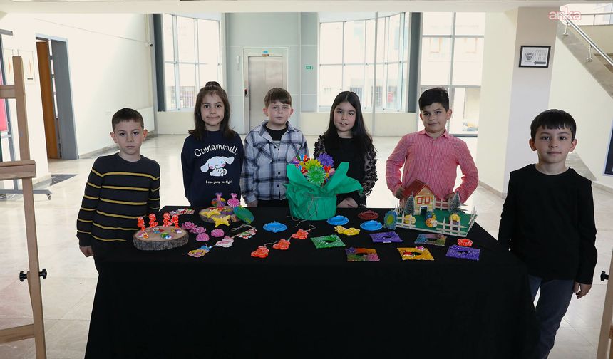 Keçiören Belediyesi ÇEM Öğrencilerinden "Sanatsal Yolculuk Sergisi"