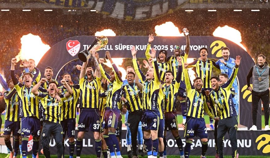 Süper Kupa'da Zafer Fenerbahçe'nin