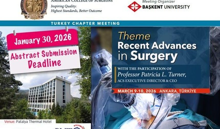 Amerikan Cerrahlar Koleji Türkiye Toplantısı Ankara’da