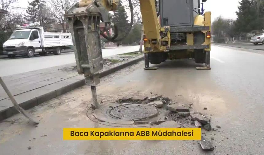 Ankara Büyükşehir Belediyesi, Yol Seviyesi Altında Kalan Kapak ve Izgaraları Yeniliyor