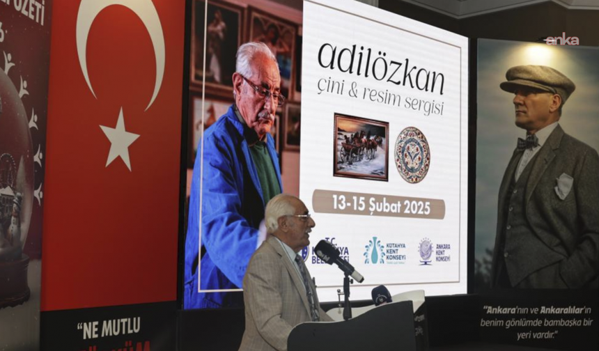 Kütahya ile Ankara Arasında Kültür Köprüsü… Adil Özkan Resim Sergisi Açıldı
