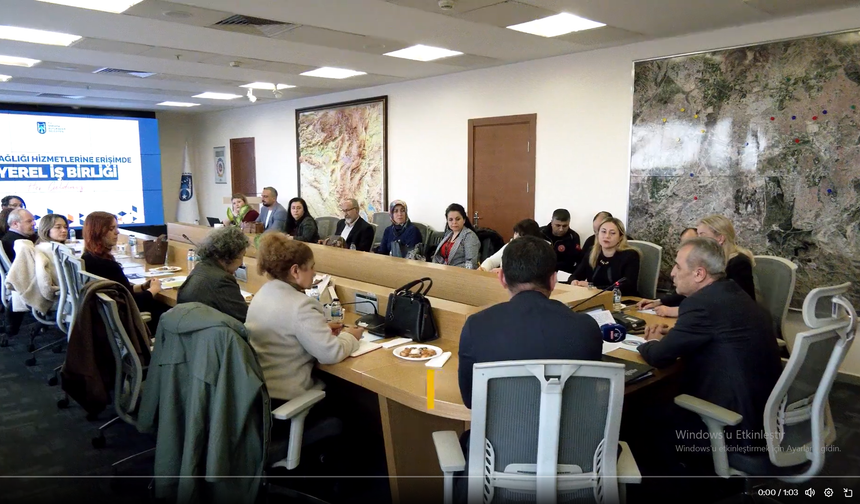 Ankara Büyükşehir Belediyesi, İlçe Belediyeleri ve STK'lar Halk Sağlığı İçin Aynı Masada