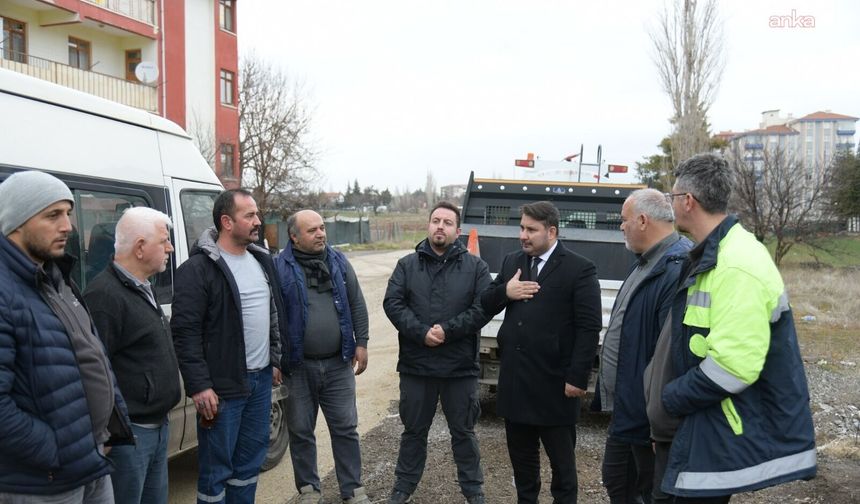Kahramankazan Belediye Başkanı Çırpanoğlu, Fatih Mahallesi’nde Asfalt Çalışmalarını İnceldi