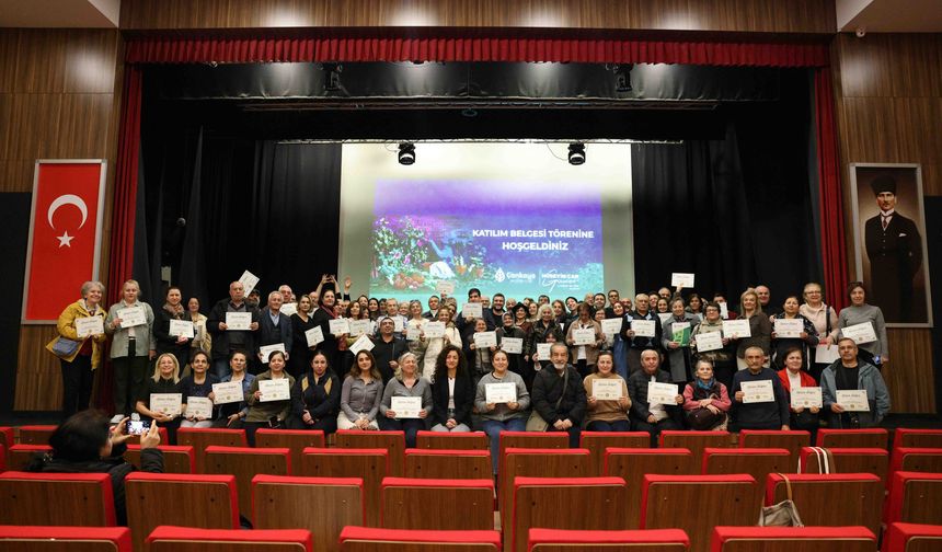 Çankaya'da 300 Bahçıvan Sertifikalarını Aldı