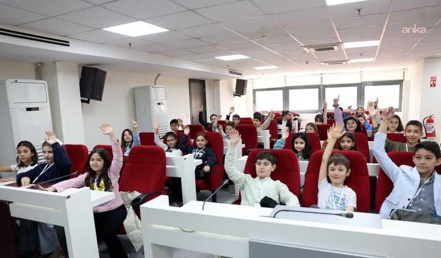 Çankaya'da Çocuk Meclisi Kuruldu