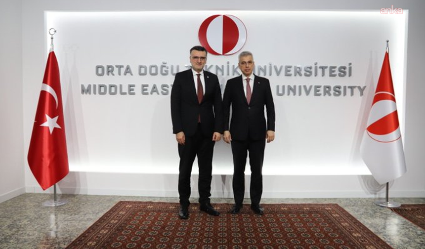 Sağlık Bakanı Memişoğlu, ODTÜ Rektörü Yozgatlıgil’i Ziyaret Etti