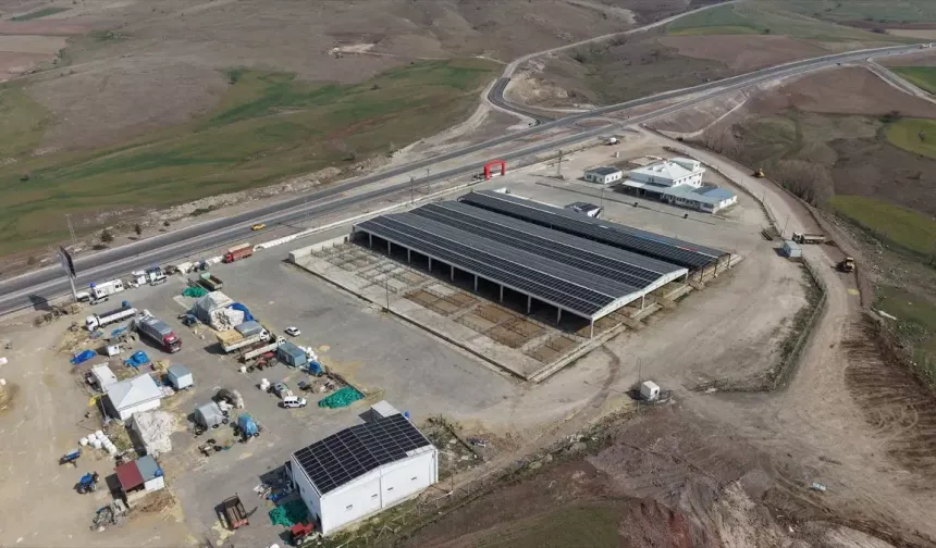 Çubuk'ta Güneş Enerjisi Santrali Hizmete Girdi