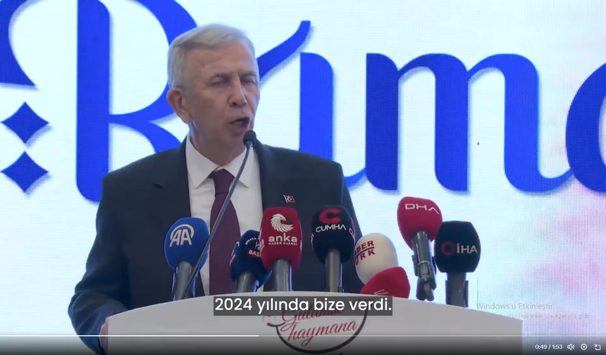 ABB Başkanı Mansur Yavaş: Kimseyi Ayırmadan Bütün Hemşehrilerimize Hizmet Ettik
