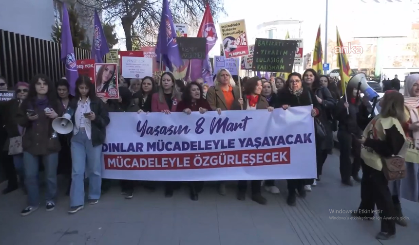 CHP Ankara İl Örgütünden "8 Mart" Yürüyüşü