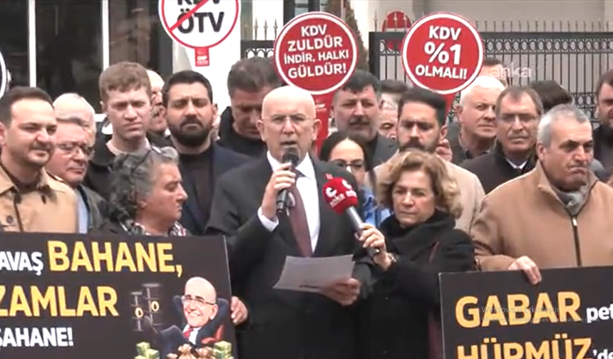 CHP Ankara İl Örgütü’nden Akaryakıt Zamlarına Protesto