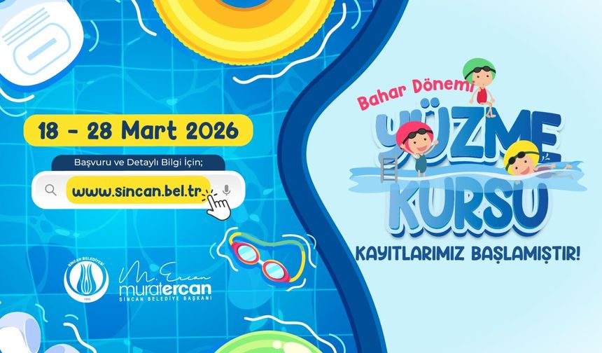 Sincan Belediyesi Yüzme Havuzları Bahar Dönemi Kayıtları Başladı