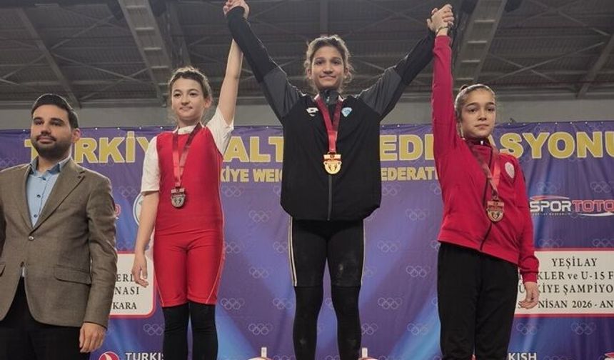 Pursaklar'dan Halterde Altın Madalya