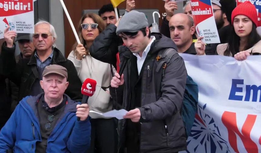 İstanbul’da “Ankara’da NATO Toplantısı İstemiyoruz” Protestosu