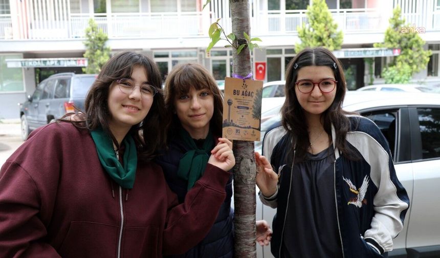 Çankaya'da Fidanlar Kadınlar ve Çocuklar İçin Dikildi
