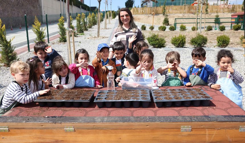 Çankaya'da Minikler, Gelecekleri İçin Tohum Ekti