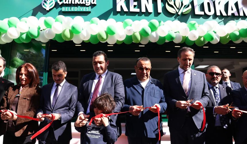 Çankaya'ya 3. Kent Lokantası Açıldı