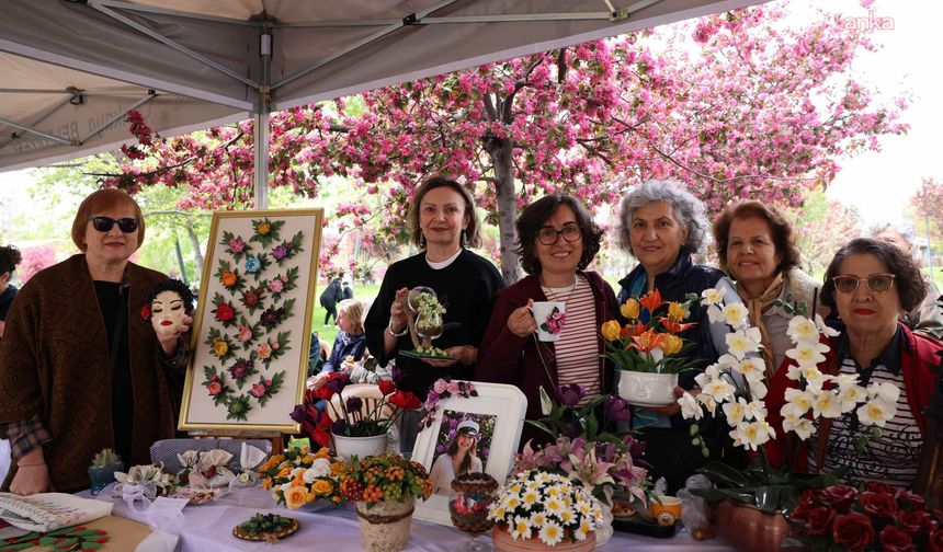 Çankaya Evleri Kursiyerlerinin Ürünleri, Zafer Park’ta Görücüye Çıktı