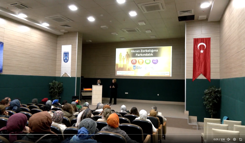 Ankara Büyükşehir Belediyesi'nden Ebeveynlere Yönelik “Akran Zorbalığı Farkındalık Eğitimi”
