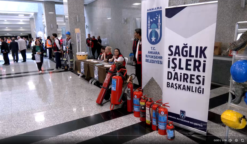 Ankara Büyükşehir Belediyesi, "Yılın İSG Ödülleri" ve "Benim Gözümden Güvenli Çalışma" Yarışmasına Ev Sahipliği Yaptı