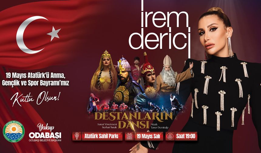 Gölbaşı 19 Mayıs 2026: İrem Derici Konseri Atatürk Sahil Parkı’nda