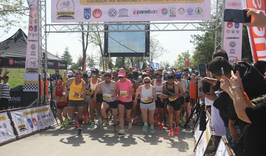Gordion Yarı Maratonu Tamamlandı