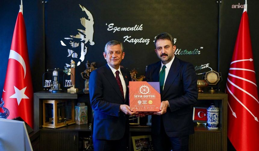 Özgür Özel, Ankara Kent Konseyi Başkanı Yılmaz'ı Kabul Etti