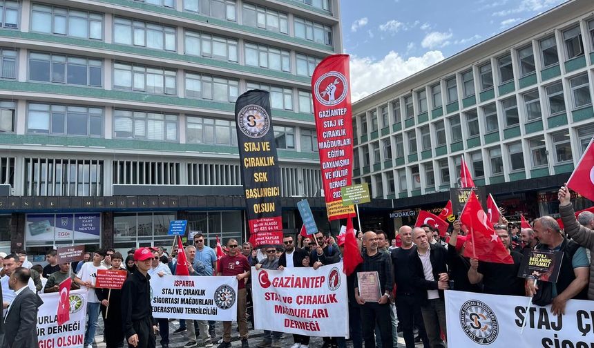 Staj ve Çıraklık Sigortası Mağdurlarından "Büyük Ankara Buluşması": "Sadece Hakkımızı İstiyoruz"
