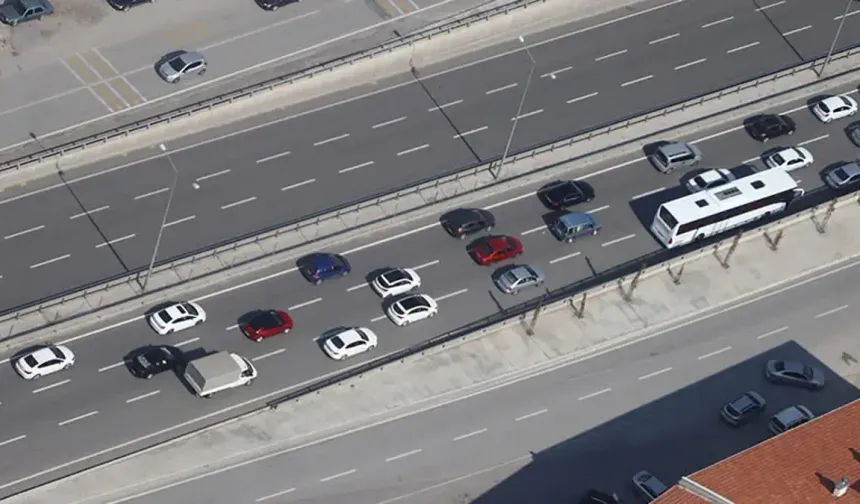 Ankara'da Bayramda Helikopterli Trafik Denetimi