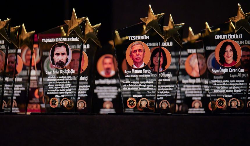 Ankara'nın Yaşayan Değerleri Ödül Töreninde Buluştu
