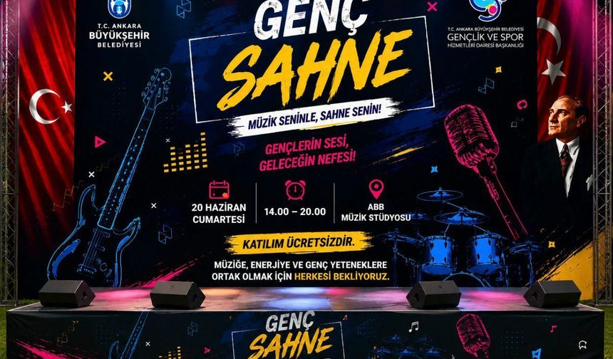 Ankara'da Düzenlenen "Genç Sahne Genç Ses" Yarışmasında Final Heyecanı Başladı