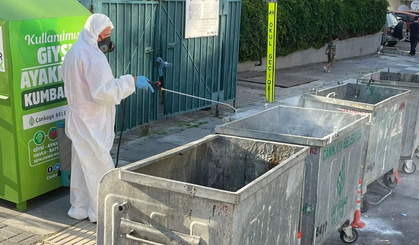 Çankaya’da İlaçlama Seferberliği