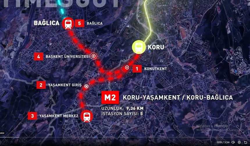 Mansur Yavaş Müjdeyi Verdi: Koru–Yaşamkent ve Koru–Bağlıca Metrosunda Geri Sayım Başladı