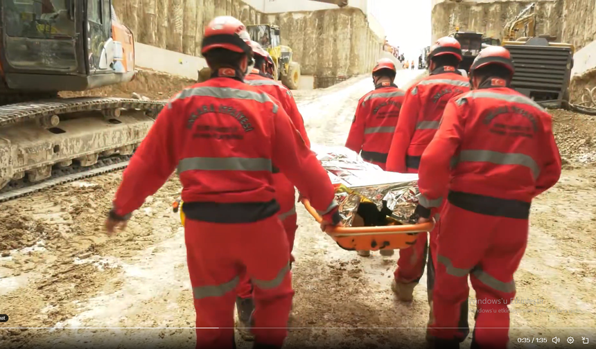 Dikimevi–Natoyolu Hattı İnşaatında 474 Personelle Tatbikat