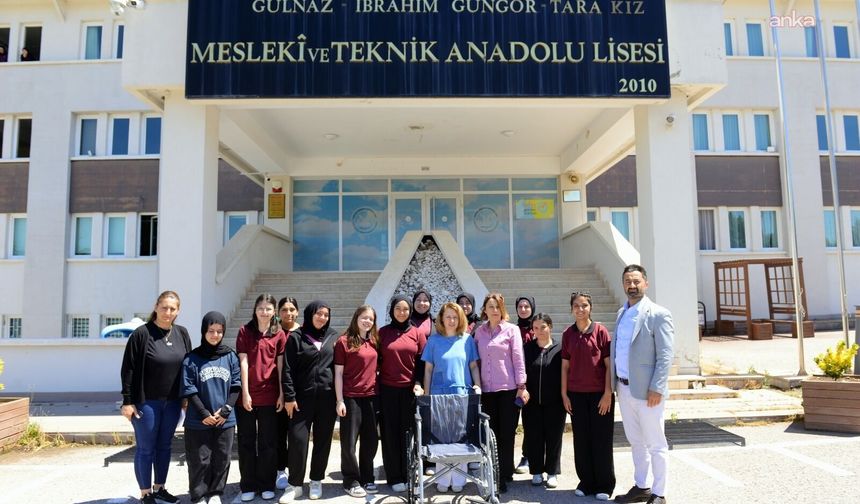 Kahramankazan'da Toplanan Plastik Kapaklar, Tekerlekli Sandalyeye Dönüştürüldü